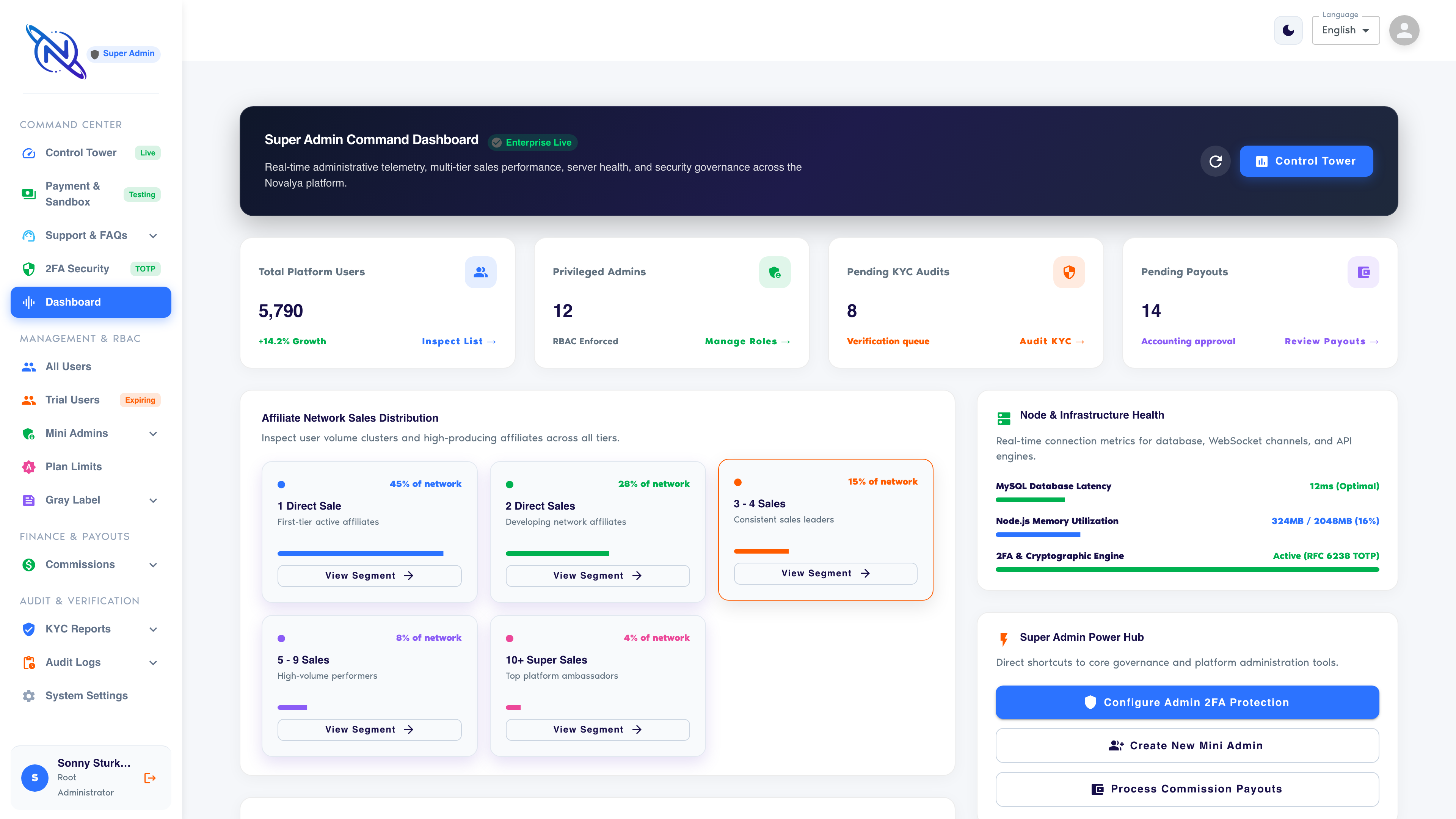Novalya Social CRM & AI Prospecting Preview 2